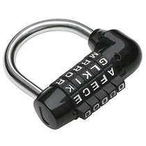 TRIXES 5-Letter Combination Padlock Black TRIXES 5 words