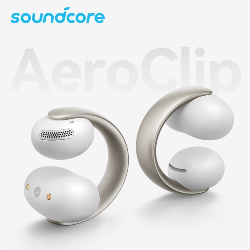 Soundcore AeroClip クリップオン Bluetooth ヘッドホン - オープンバック、非インイヤー型、スポーティ、スタイリッシュ、快適、そしてしっかり固定。