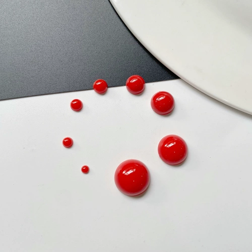 Красный пластиковый глянцевый высококачественный крючок для вязания, красные аксессуары