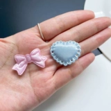 Ткань с бантиком, заколка для волос ручной работы, планировщик