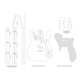 Fenda Telecaster Электрогитара Профессиональные рисунки FANDA TEL -гитара рисунки