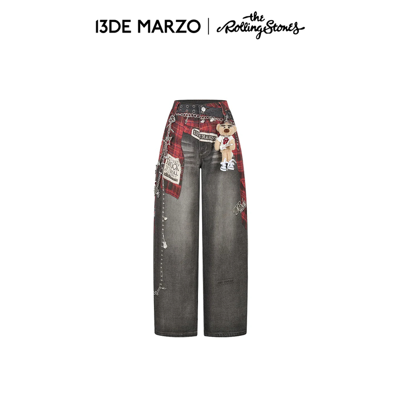 March 13Th Domestic Retail Outlets |   The Rolling Stones Collaboration Series New Printed Shirts and Vintage Jeans