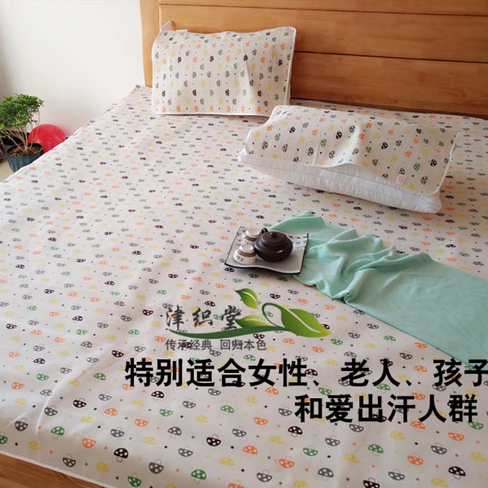 Cũ thô mat mùa hè lanh thô vải mat mat mat 1,5 1.8m giường ghế máy lạnh Washable - Thảm mùa hè chiếu trúc 2mx2m2