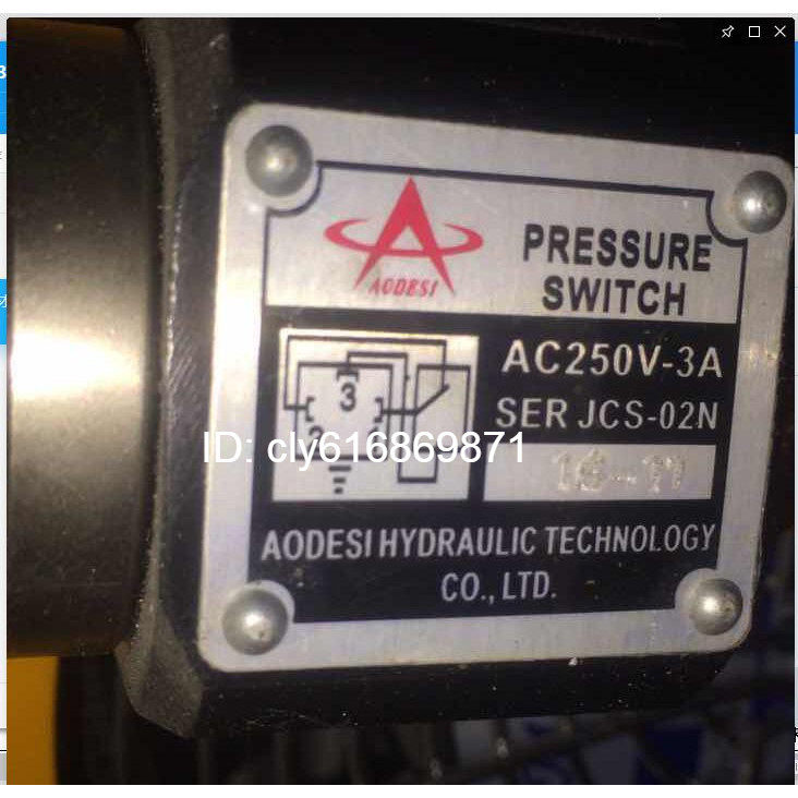 Original AODESI pressure switch SER JCS-02N pressure relay PRESSURE SWITCH