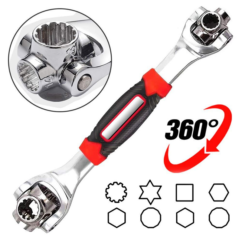 Eight-in-one wrench Home appliance cleaning special tools repair sleeve Multi-function dog bone plate auto repair set
