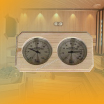 Westwood SAWO wooden double-meter thermometer anti-corrosion thermometer temperature and humidity display meter log thermometer