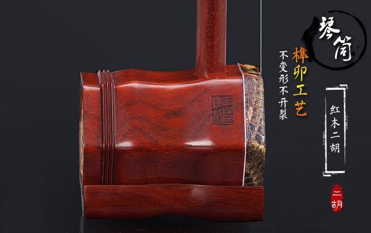 Người mới bắt đầu kiểm tra nhạc cụ gỗ gụ erhu Thiên Tân erhu nhạc cụ cũ gỗ gụ erhu chuyên nghiệp chơi phổ quát - Nhạc cụ dân tộc saotrucmaomeo