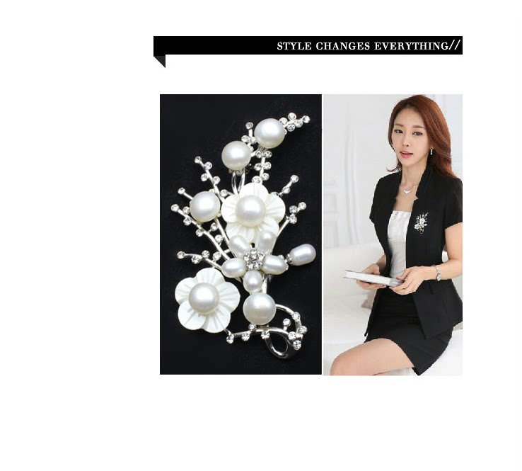 Broche femme en Nacre - Ref 1177848 Image 7