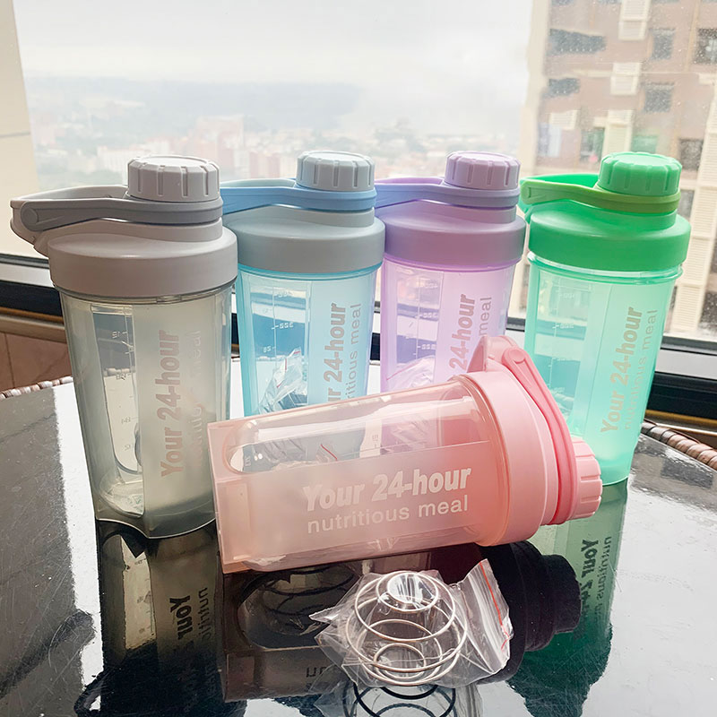 24 Nutritional Protein Powder Substitute Meal Spiral Stirring Cup Fitness Sports Water Cup Drinking a Hebao Milkshake Shake Cup Custom