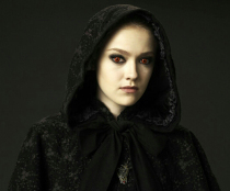 Twilight Volturi Vampire Jane Jane cosplay Black Floral Cape Set