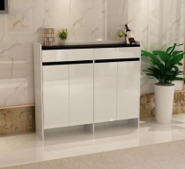 Shoe cabinet Simple modern household baking paint large-capacity wooden ultra-thin multi-layer high-rise partition entrance foyer cabinet