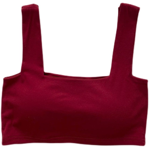 Майка топ, летний цветной бюстгальтер-топ для школьников, бюстгальтер без косточек, 2021 года, в корейском стиле, красивая спина