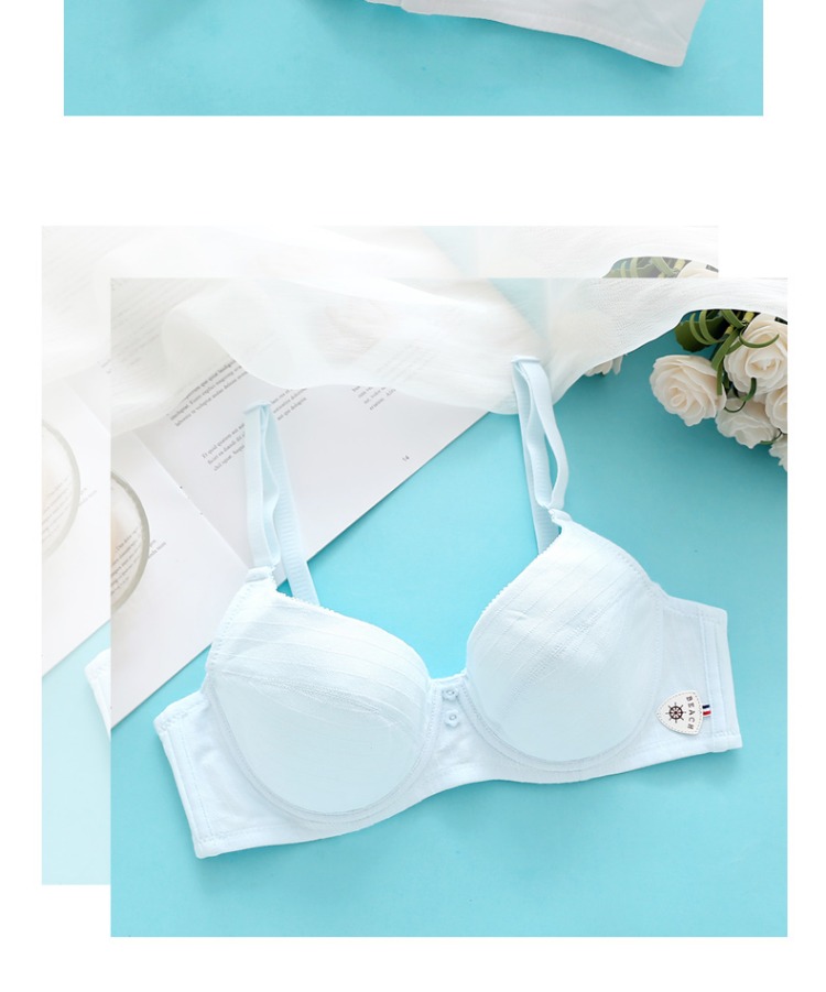 Yilanfen đồ lót nữ không xốp chính hãng áo ngực gợi cảm học sinh trung học cơ sở thu thập bông kích thước lớn với vòng thép áo ngực 
