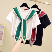 Girls summer dress T-shirt Korean half-sleeve large Children short sleeve 2021 summer new fashion loose casual top