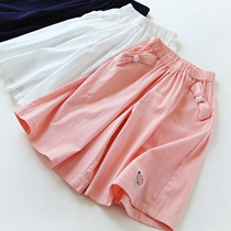 Girls Summer Shorts New Korean Fashion High Waist Shorts Women Summer Joker Casual Wide Legs Girls Pants