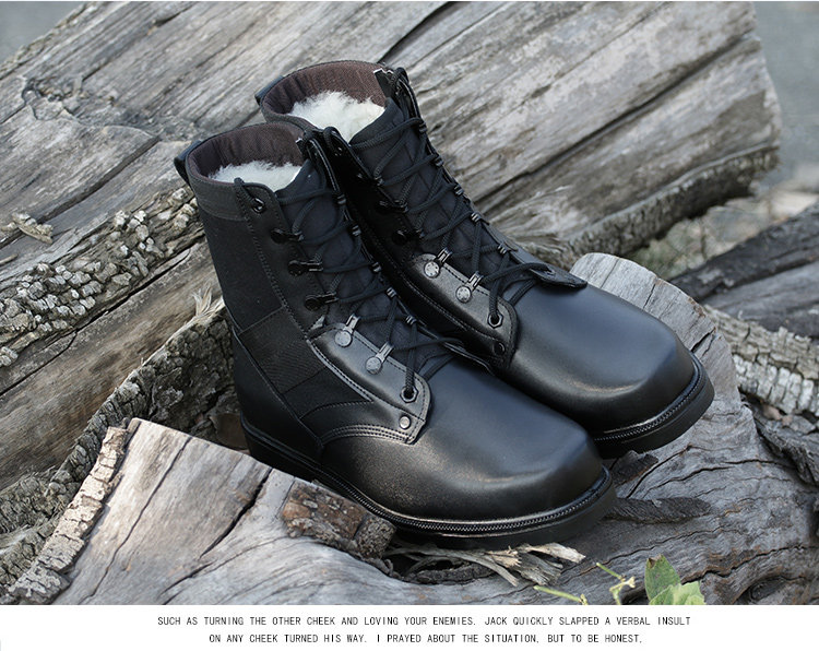 Boots militaires pour homme - porter - Ref 1398703 Image 7