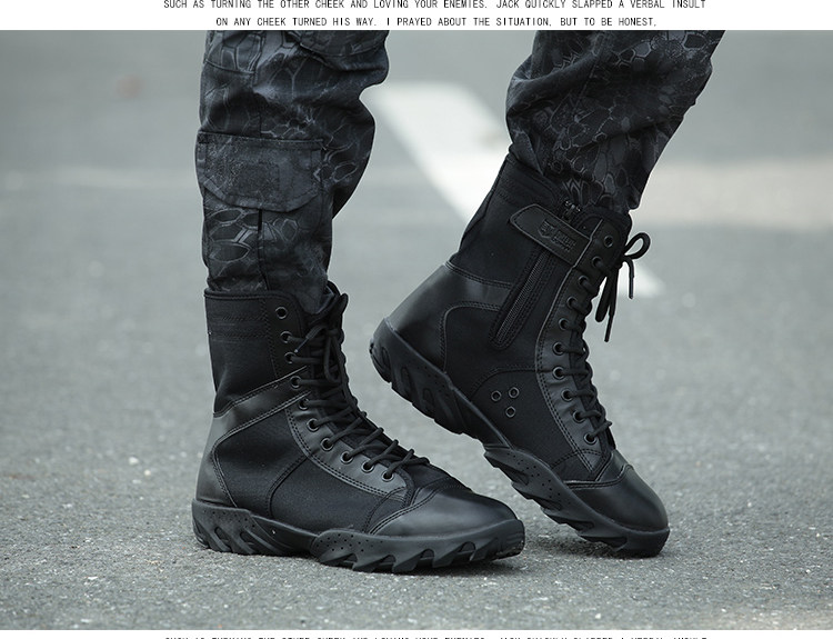 Bottes militaires pour homme - amortissement - Ref 1402064 Image 15