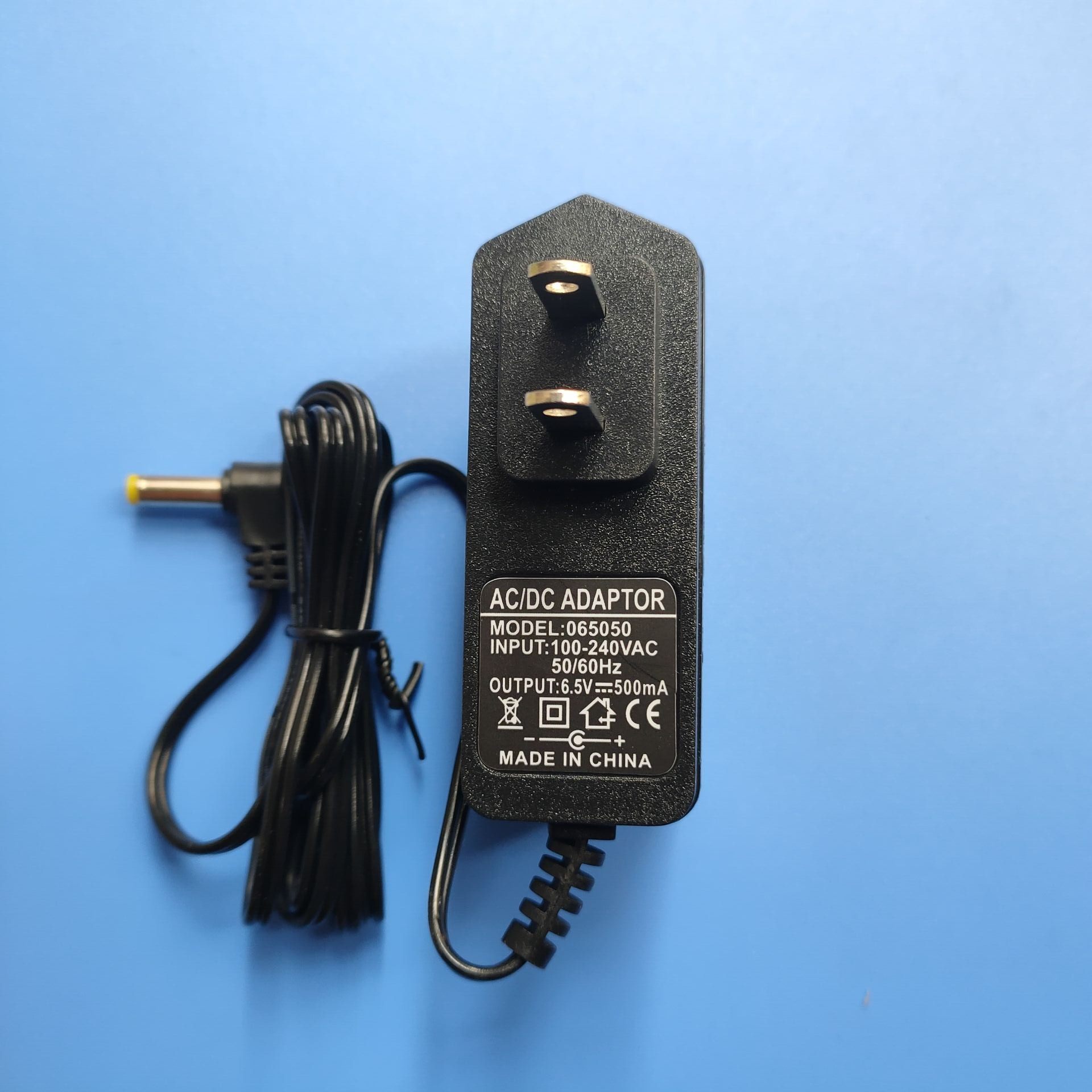 Applicable Panasonic wireless wireless sub-mother phone power supply connector charger straight plug 6 5V500MA