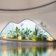 Large Nordic-Style Artificial Green Plants for Outdoor Store and Office Landscaping, High-Quality Green Plants Combined with High-End Areca Palm Green Plants