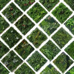 Anti-Aging Sunscreen Artificial Plant Wall Background Wall Landscaping Decoration Lawn Wall Artificial Green Plant Wall 1m * 1m