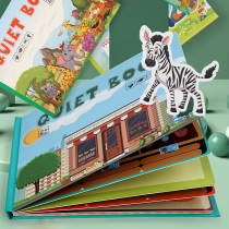 Childrens Quiet Book Early Education Enlightenment Common Sense Cognitive Animal Digital Puzzle Homemade Montessori Baby Sticker Pack Toys