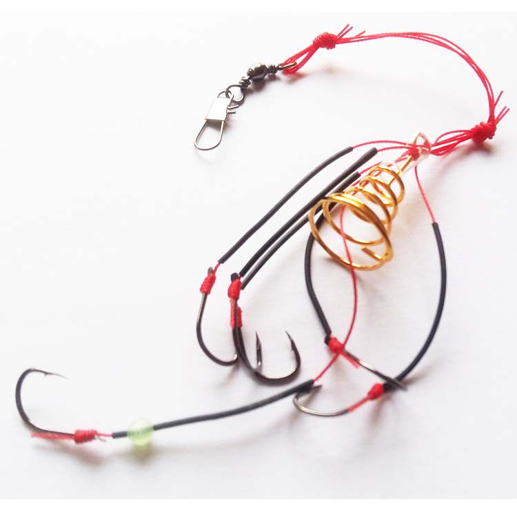 High-carbon anti-winding Iseni explosion hook fish hook boxed throwing rod sea rod hook fishing gear supplies