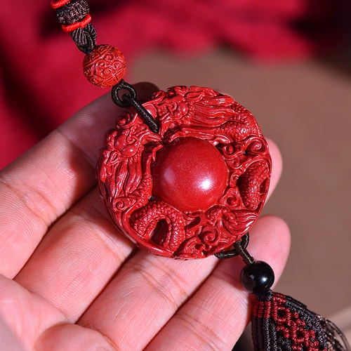 Защитный амулет, пряжка, подвеска для машины, зеркало заднего вида, цвета киновари, подарок на день рождения