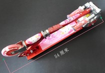 All aluminum alloy thick small dragon childrens scooter three-wheeled pedal cartoon Pu wheel flash wheel