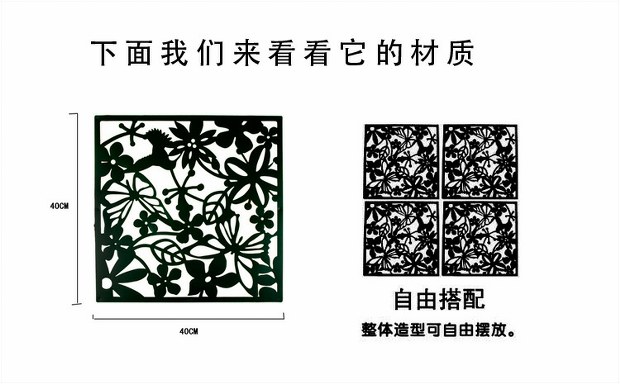 Đơn giản và hiện đại treo màn hình phân vùng thời trang rỗng treo màn hình khách sạn văn phòng màn hình cửa ra vào trang trí - Màn hình / Cửa sổ kệ vách ngăn phòng khách