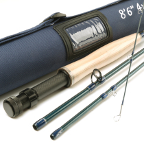  Fly fishing 4 sections Fly rod Stream rod Cloth rod Barrel carbon rod V-Access fly fishing rod