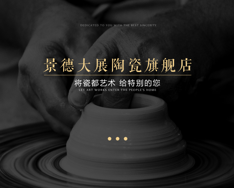 Chinese style restoring ancient ways ikea vase furnishing articles household act the role ofing is tasted a large living room TV cabinet decorative flower arrangement of jingdezhen ceramics