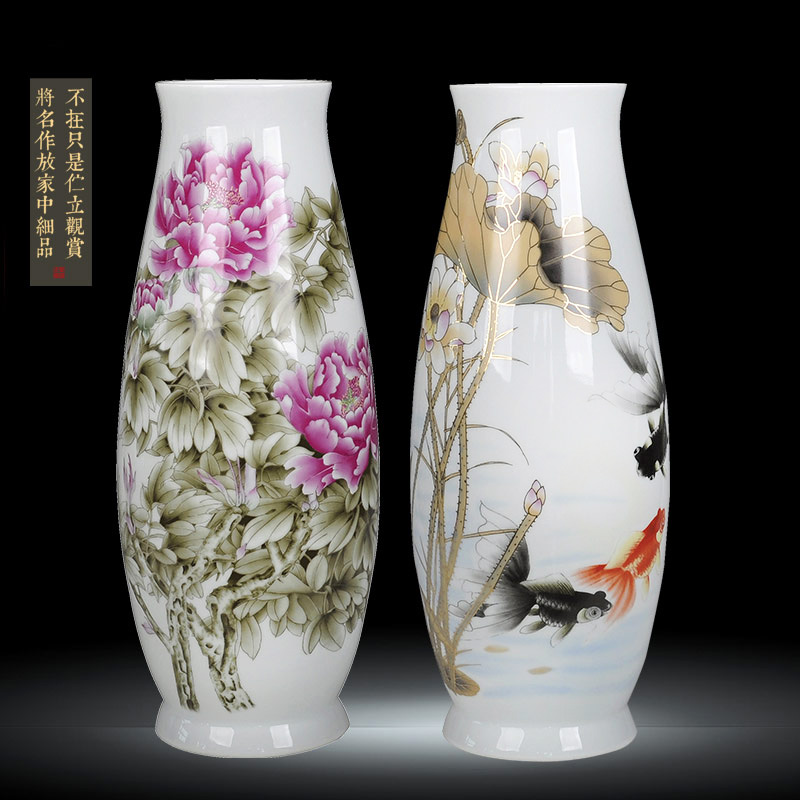 Chinese style restoring ancient ways is dry flower vases, ceramic furnishing articles zen rich ancient frame art decorates porch bookcase large living room