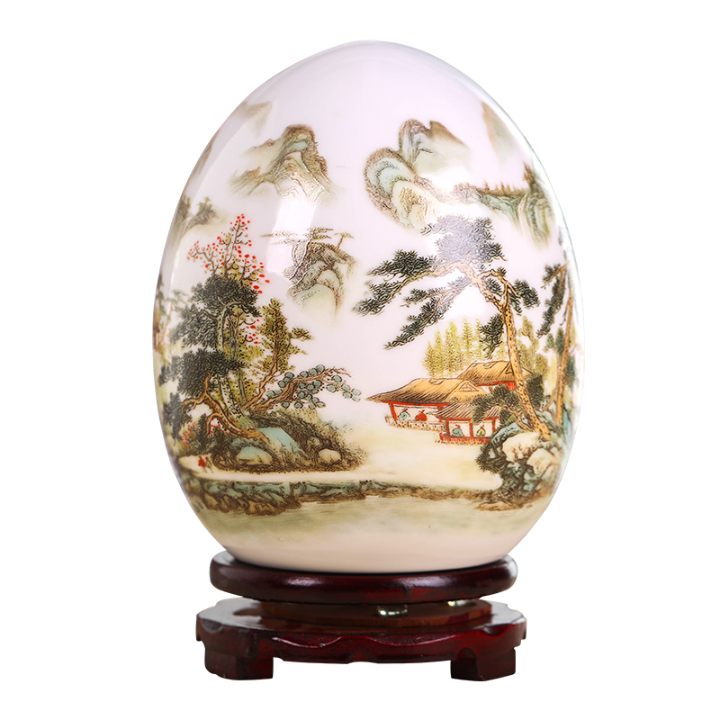 The Small white ceramic vase furnishing articles home sitting room adornment porcelain handicraft creative wine porch decoration of Chinese style