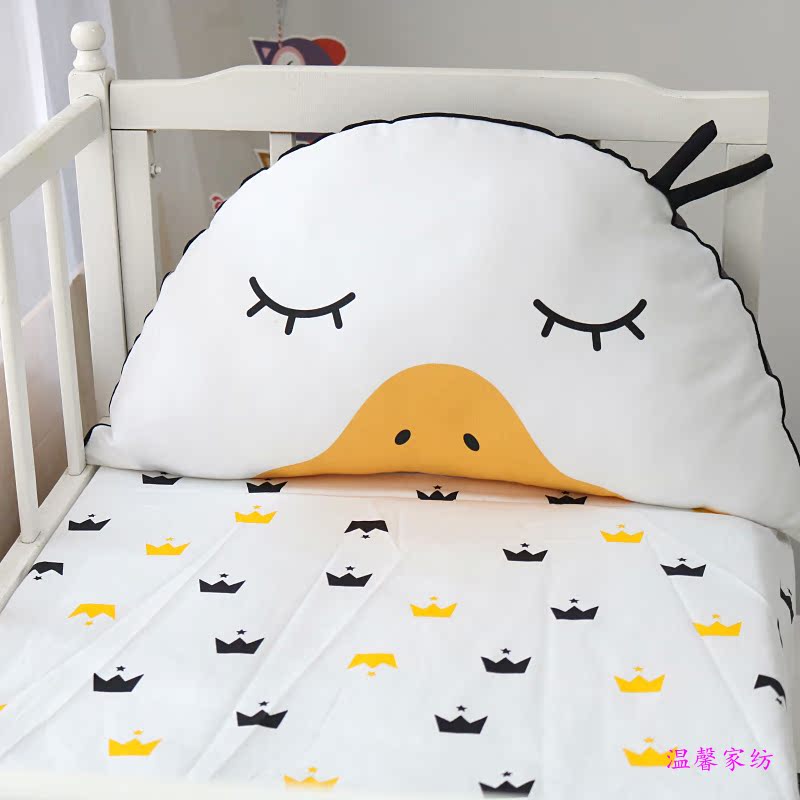 Bắc Âu ins cotton bé bé giường nệm nệm 60 * 120 70 * 140 	ga chun trải giường 2mx2m2	