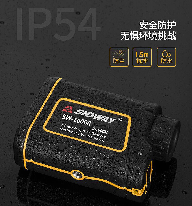 Kính viễn vọng rangefinder độ chính xác cao ngoài trời Deep Dawei Dụng cụ đo laser cầm tay 600 mét có thể đo được góc cao - Kính viễn vọng / Kính / Kính ngoài trời ống nhòm trẻ em