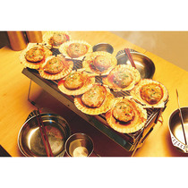 Japan UNIFLAME OUTDOOR CAMPING PORTABLE FOLDING STAINLESS STEEL CONTAINING LIMITED TRIANGLE TABLETOP BARBECUE OVEN CARBON FURNACE