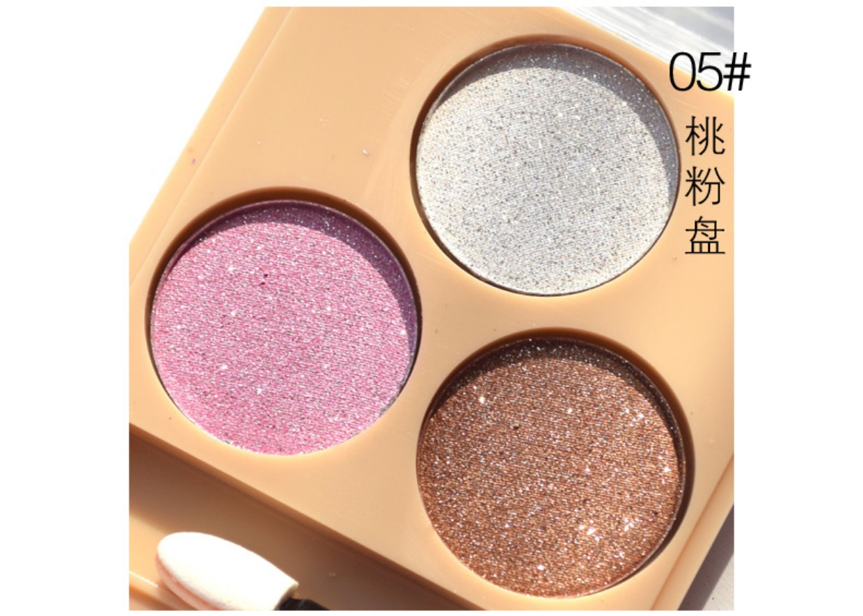 Phấn mắt Pearlescent màu đất mờ mắt phấn mắt màu nude trang điểm lười biếng không thấm nước không nở hoa cô gái mới bắt đầu Hàn Quốc bảng mắt 3ce 4 màu