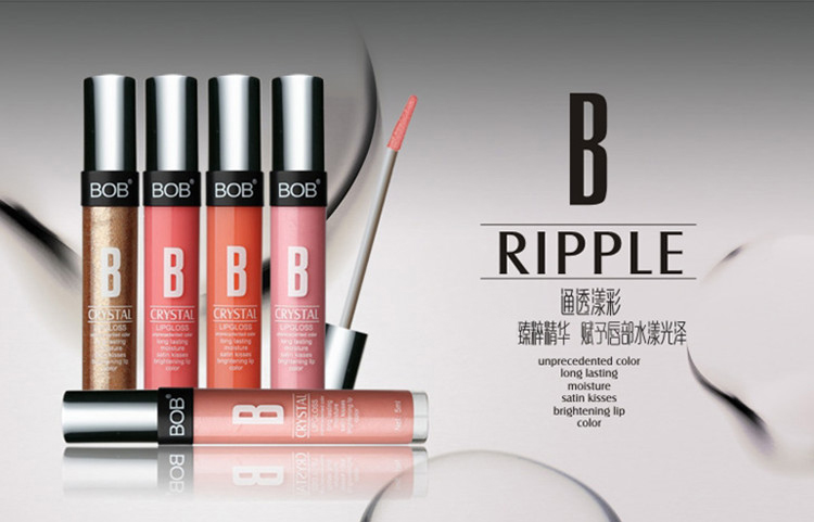 Hàn quốc BOB đích thực giữ ẩm son bóng son bóng kéo dài màu hồng cắn môi không thấm nước không đánh dấu khỏa thân màu trang điểm 	son bóng môi	