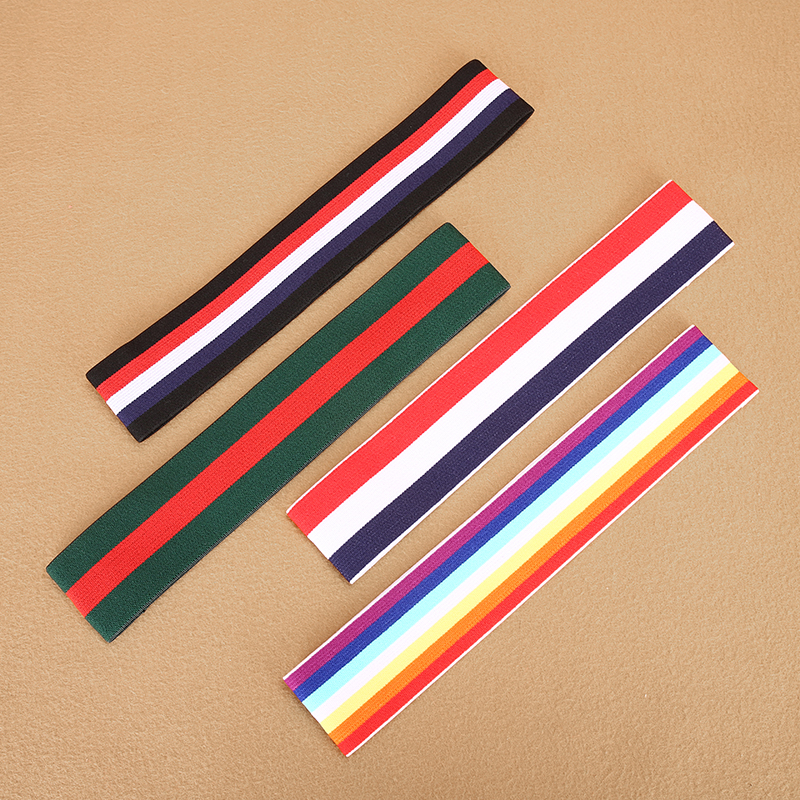 Children Hair Accessories Sport Hair Band Han Edition Girl Yoga Striped Hair Hoop Boy Hip Hop Performance Walking Show Accessories Hair Stirrup