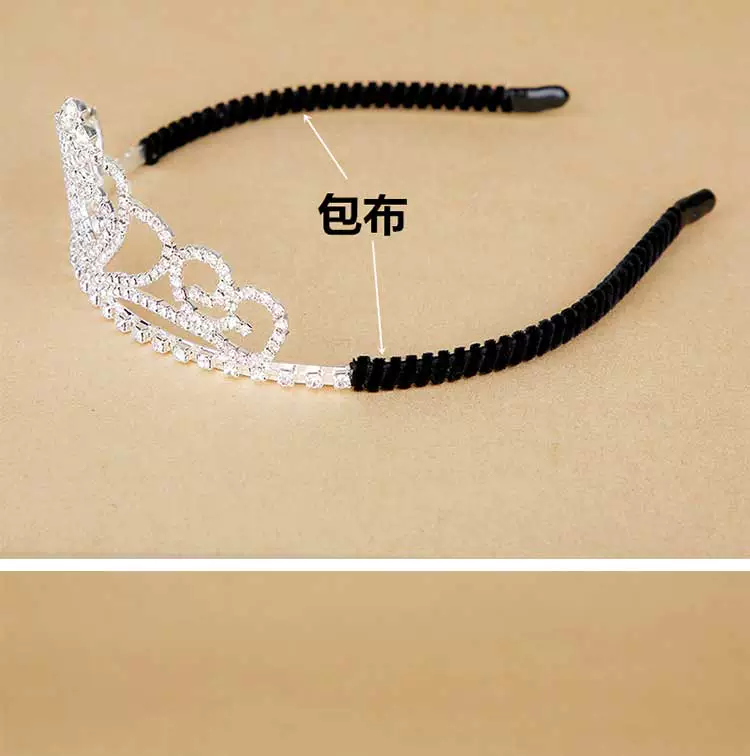 Hàn Quốc trẻ em phụ kiện tóc công chúa headband bé gái kẹp tóc clip cô gái nước bit hoop chải tóc vương miện