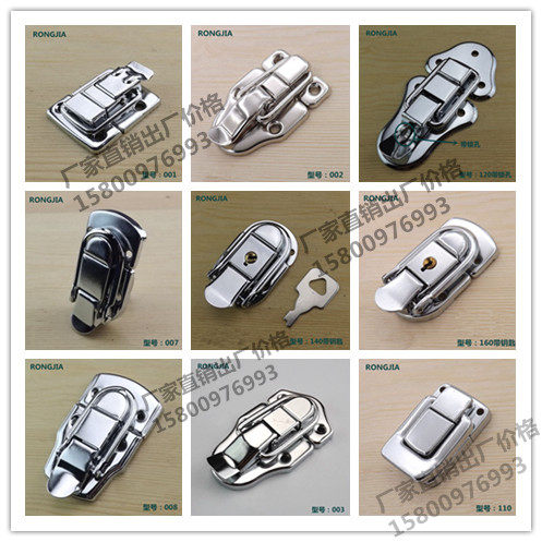 Factory direct sales lock buckle toolbox buckle buckle belt lock buckle duckbill buckle wooden box tin leather box buckle buckle hanging buckle