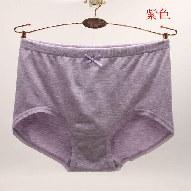 Anfei ຂອງແທ້ underwear ຂອງແມ່ຍິງ plus size ຂອງແມ່ຍິງຂະຫນາດກາງສູງແອວ modal ສັ້ນ modal elastics briefs 4 ສົ່ງຟຣີ 31