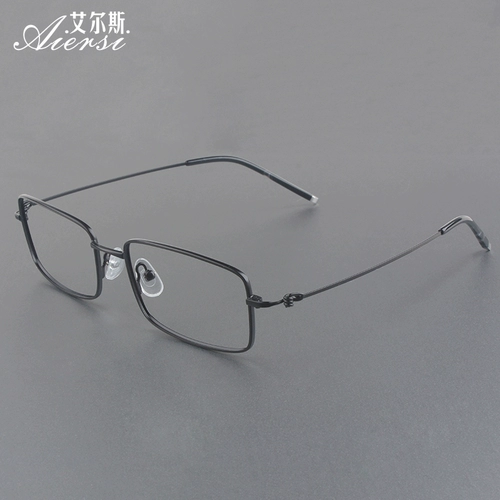 Мужские большие очки для лица рама ультра -светло -прославленные дизайнерские глазные стойки могут быть оснащены очками с близким зрением простые бизнеса
