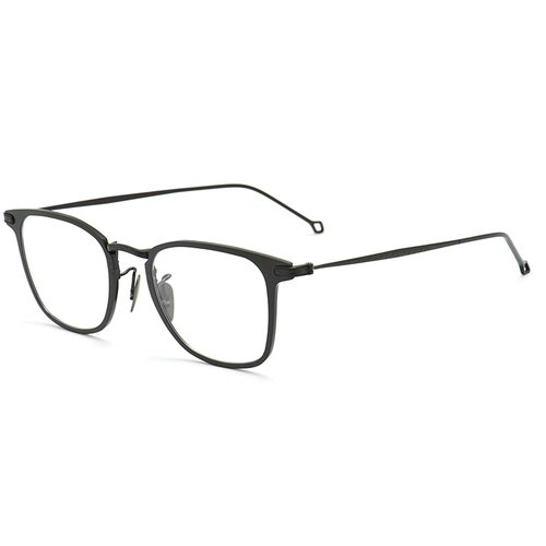 Yu Wenle's те же очки рамки самец с полным рамкой чистого титана ретро -глаз Женский прилив со очками с близким зрением