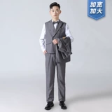 Детский пиджак классического кроя, наряд для музыкальных выступлений, платье, комплект, подходит для подростков, большой размер