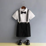 Детский костюм мальчика цветочника, комбинезон, штаны, шорты для детского сада, платье, пианино, короткий рукав