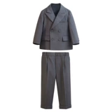 Детский пиджак классического кроя, наряд для музыкальных выступлений, платье, комплект, подходит для подростков, большой размер