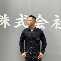 GIZEMO American retro denim jacket TYPE1 denim jacket Japanese Okayama fabric 506XX version