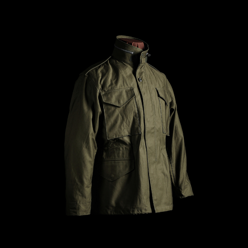 Gizemo M65 Jacket, Replica of the 1971 Aluminum Zipper Version, Vintage Og107 Jacket, Windproof Field Trench Coat