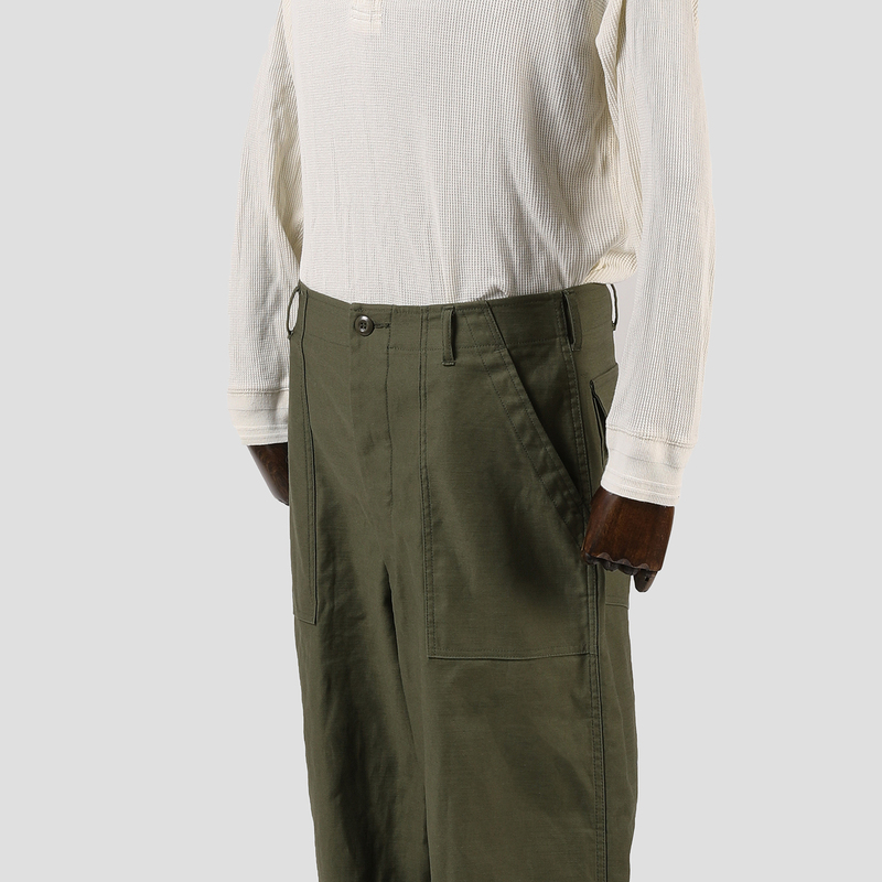 Gizemo Og-107 Replica of 1967 Military Pants, American-Made Long-Staple Cotton, Amekaji Long Pants, Vintage Gizemo Og-107 Replica of 1967 Military Pants, American-Made Long-Staple Cotton, Amekaji Long Pants, Vintage